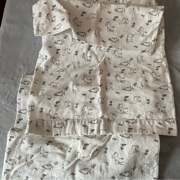 Eddie Bauer White Polar Bear Print full size Bedding Set - Picture 2 of 9